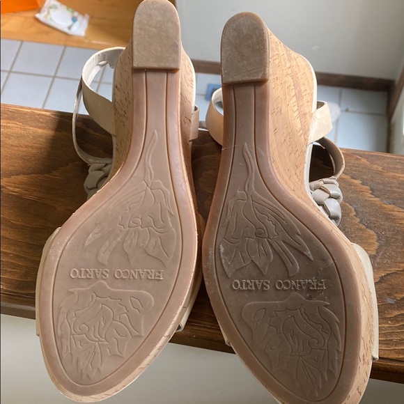 Tan wedge heels with braid detail - Picture 4 of 4